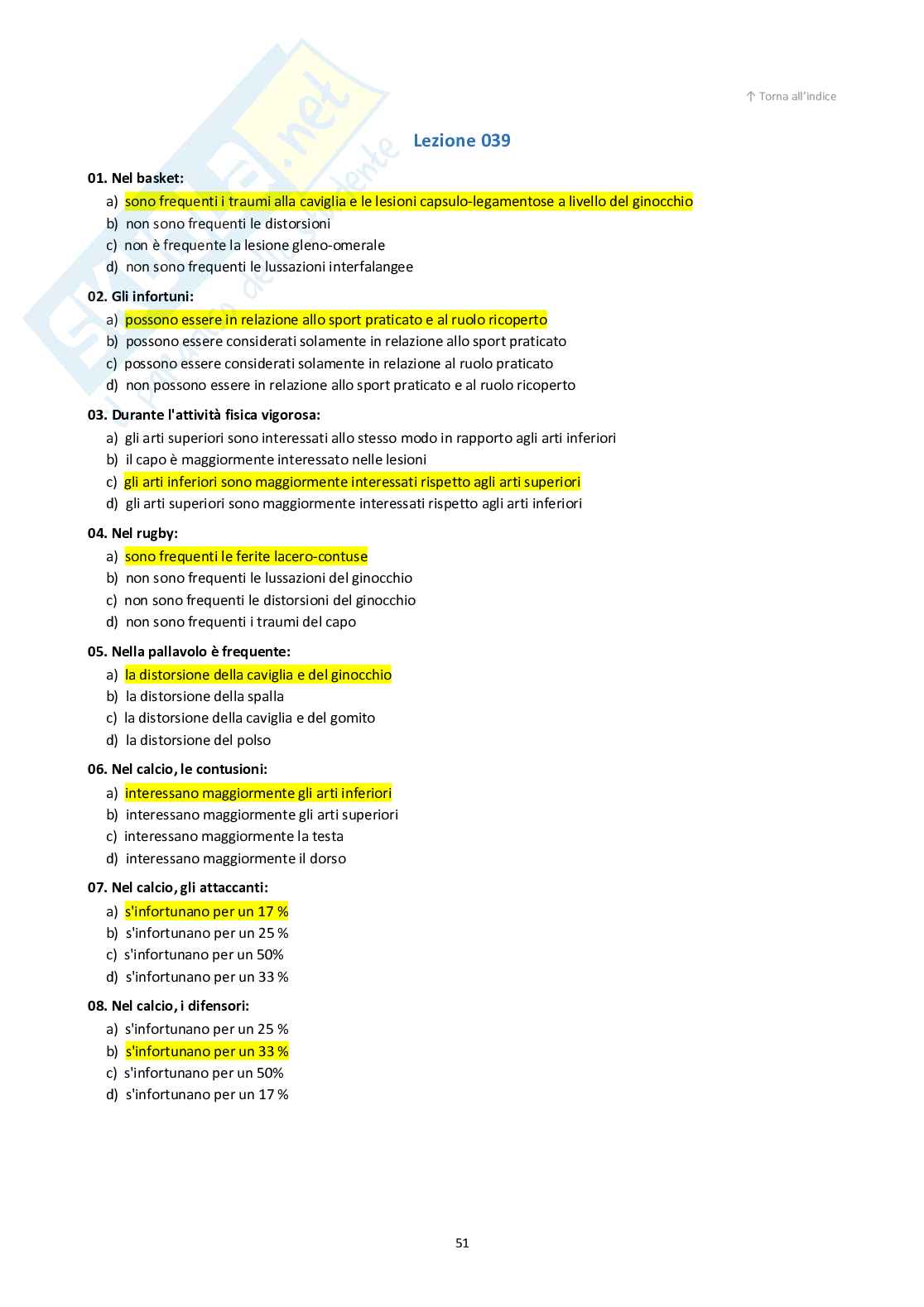 Didattica degli sport di squadra  Pag. 51