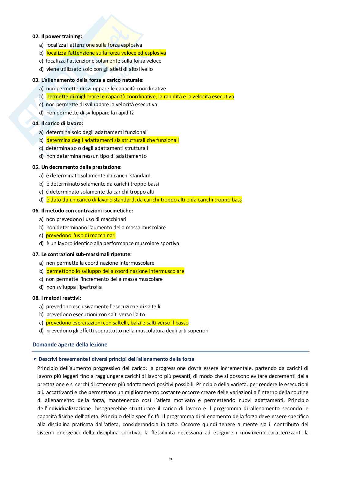 Didattica degli sport di squadra  Pag. 6