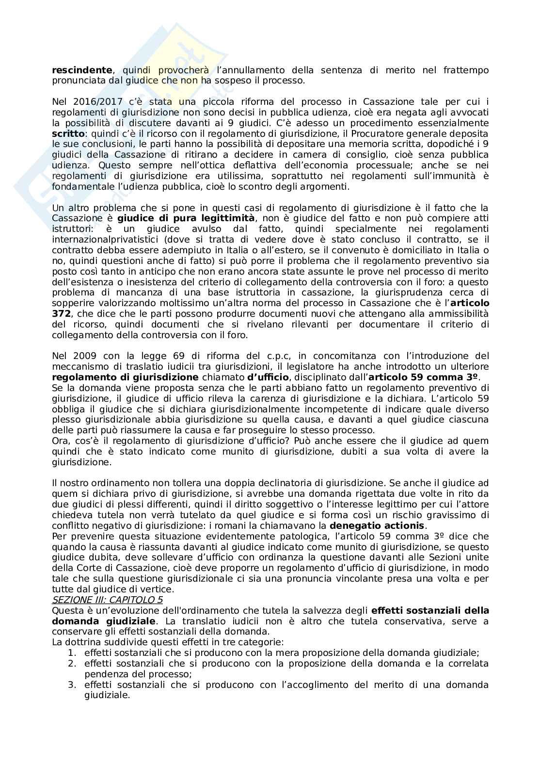 Regolamento di competenza e giurisdizione Pag. 6