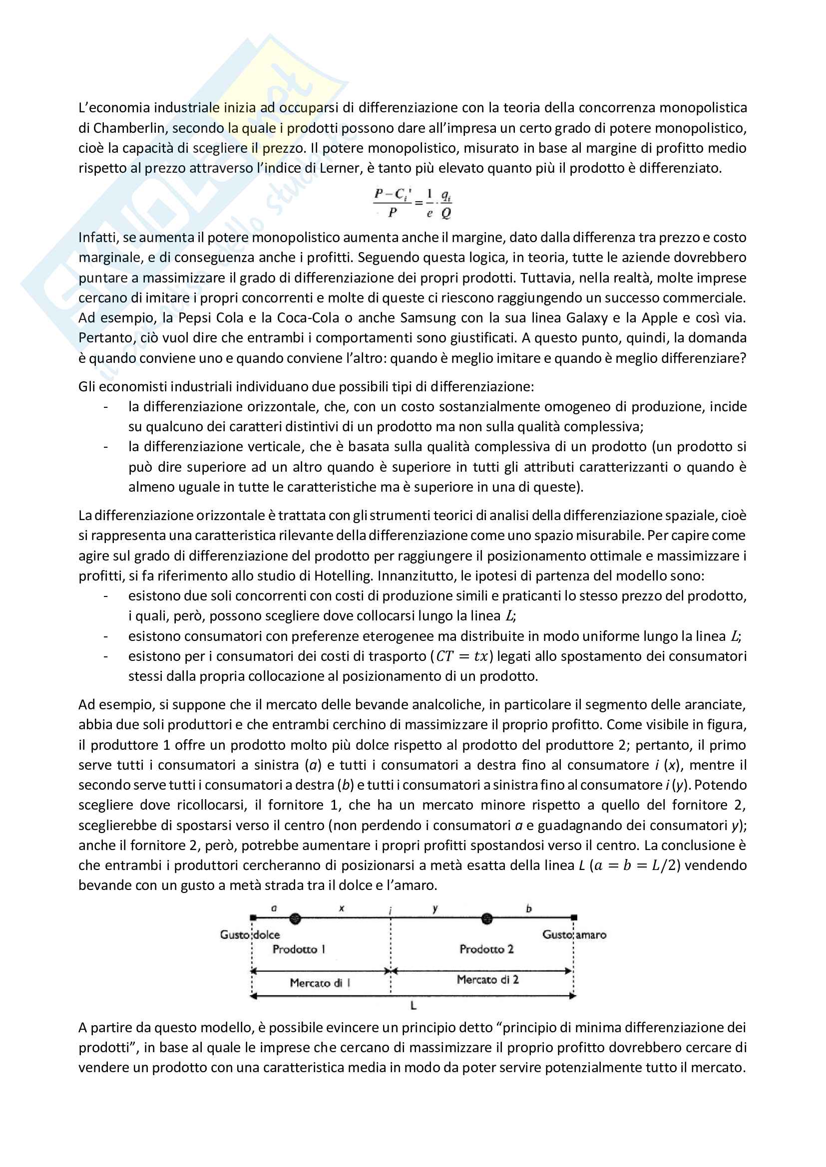 Riassunto esame Analisi competitiva, Prof. Ardizzone e Prof. Barbarito, libro consigliato L'analisi competitiva, Barbarito Pag. 16