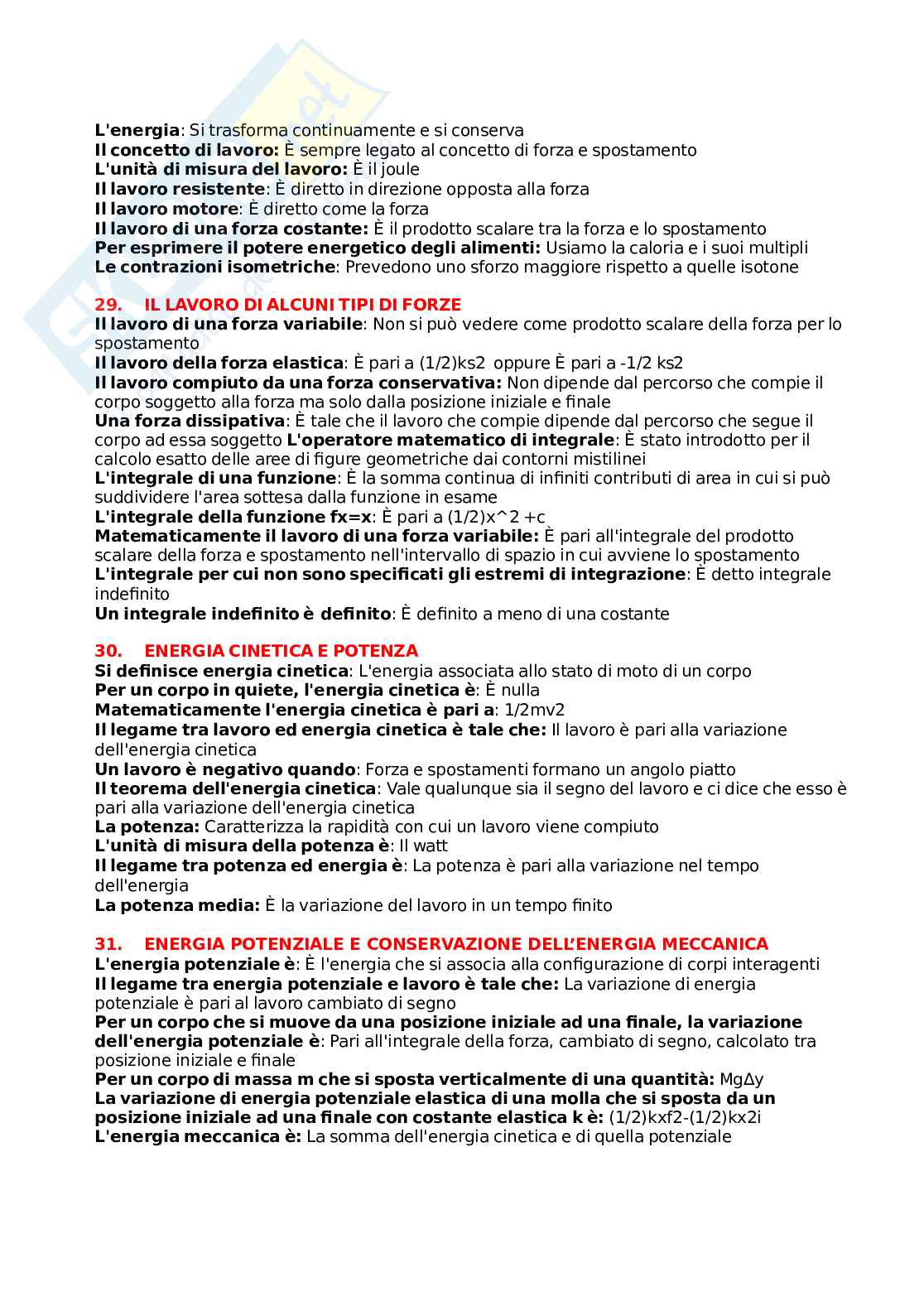 Paniere Fondamenti di biomeccanica del movimento umano. Aggiornato e completo. In ordine  Pag. 11