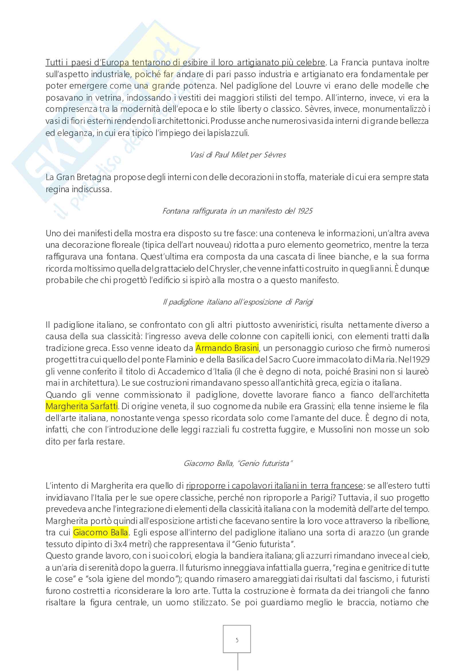 Appunti di Storia delle Arti Applicate Pag. 6