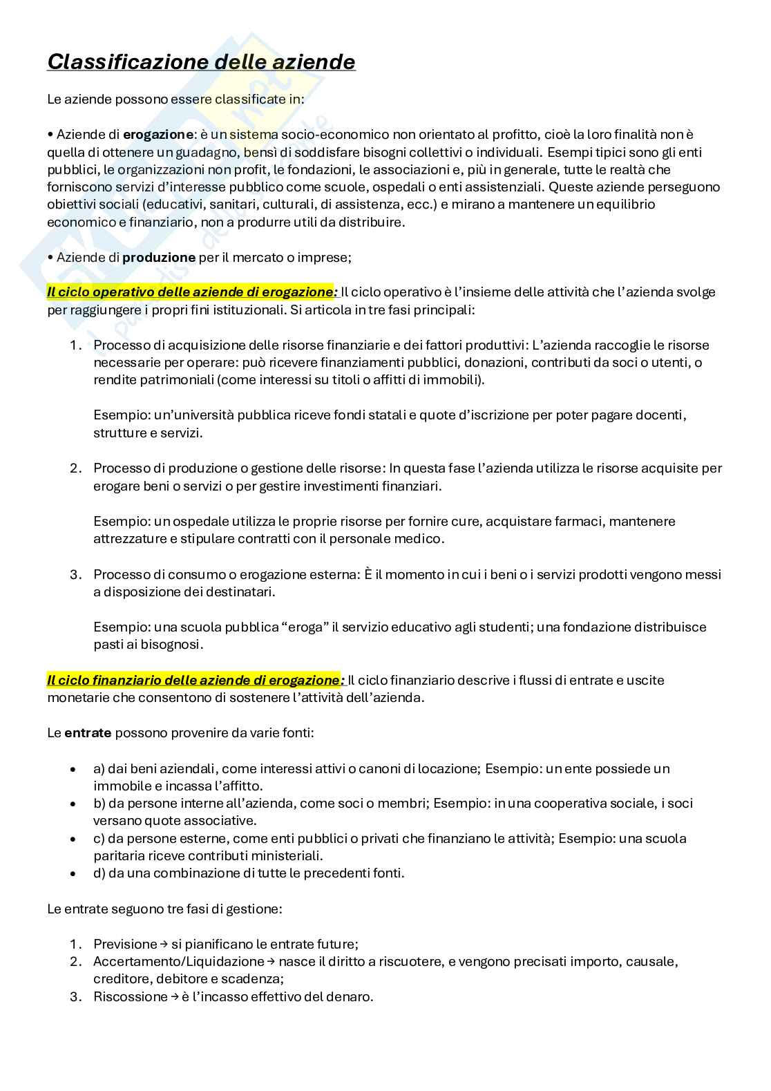 Economia aziendale Pag. 1