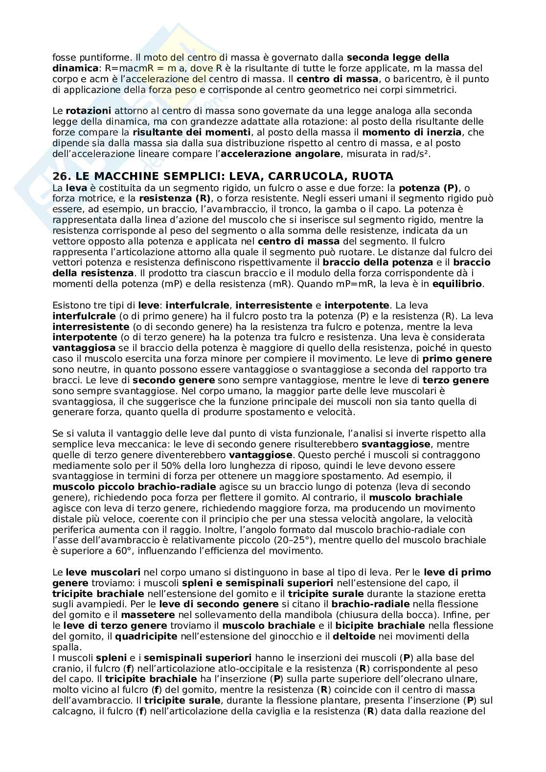 Fondamenti di biomeccanica del movimento umano Pag. 41