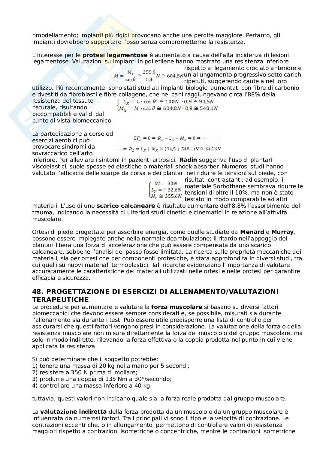 Fondamenti di biomeccanica del movimento umano Pag. 86