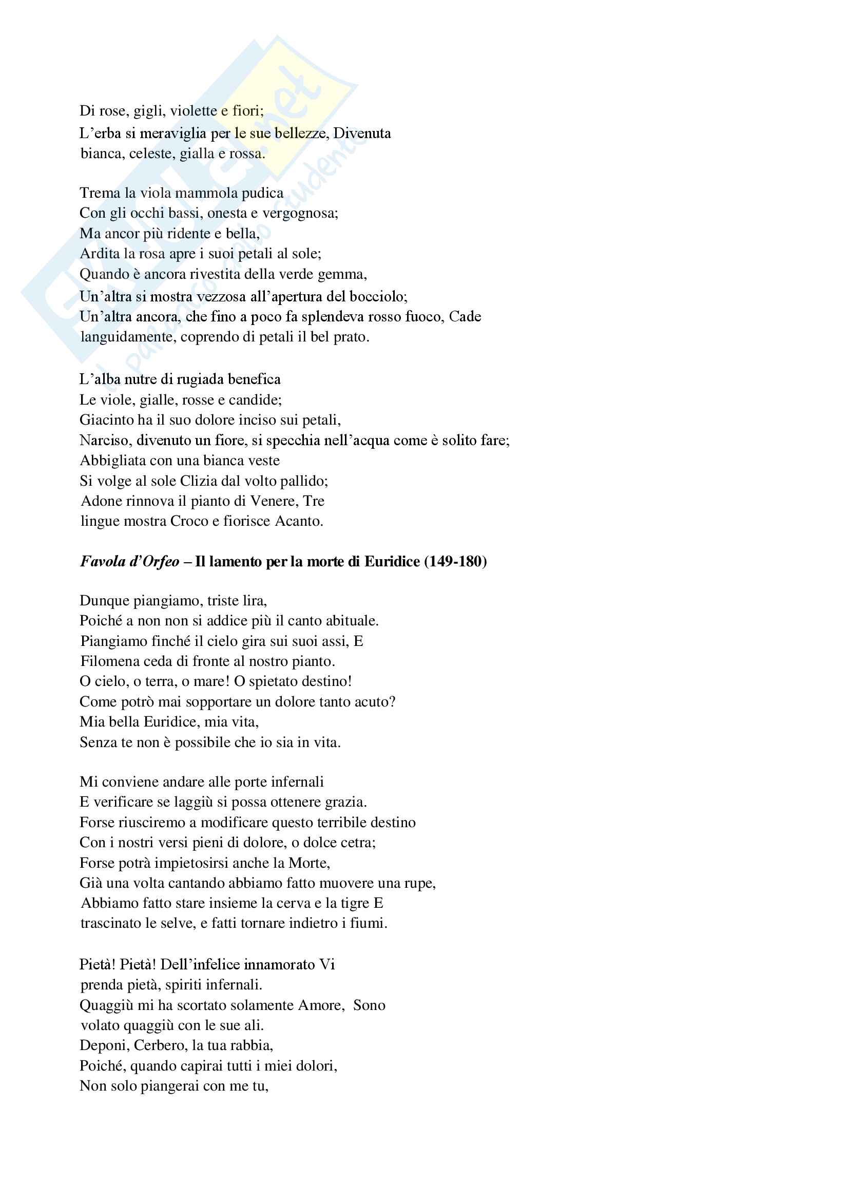 Riassunto esame Letteratura, prof. Frasso. Libro ...