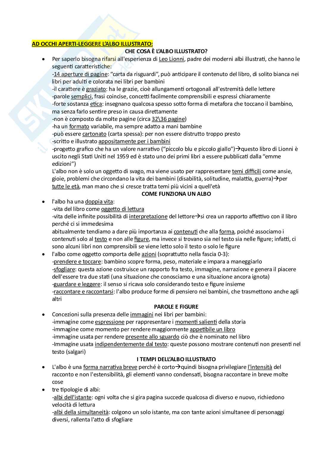 Appunti per l'esame di Letteratura per l'infanzia  Pag. 6