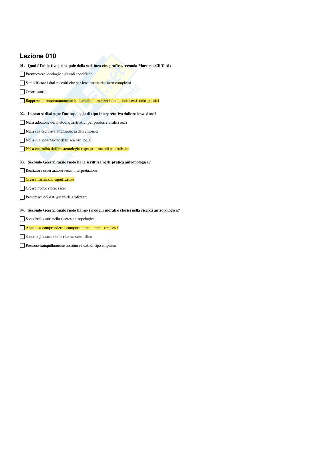 Paniere Discipline demoetnoantropologiche - Risposte multiple - aggiornato (2026) Pag. 51