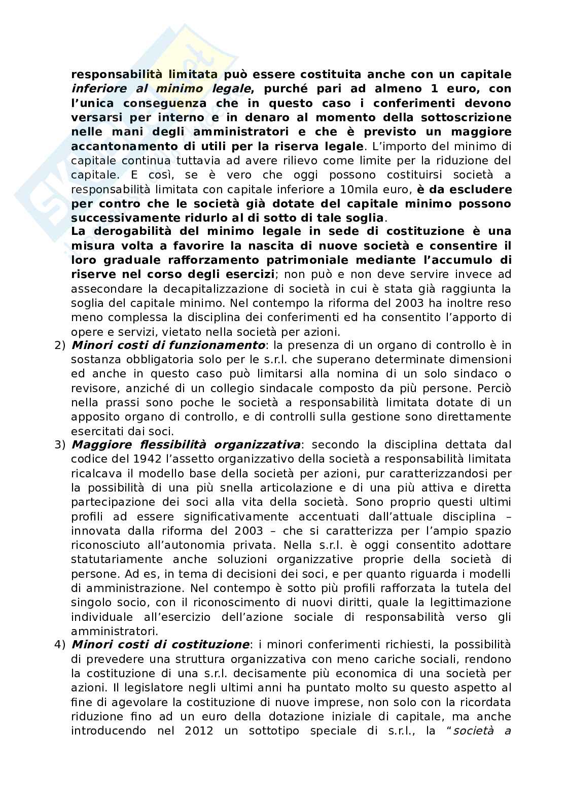  SRL - Diritto commerciale II Pag. 2
