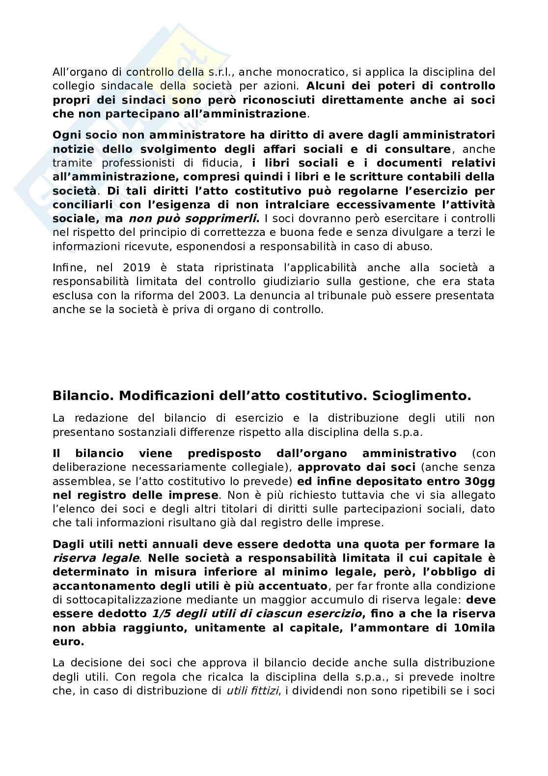 SRL - Diritto commerciale II Pag. 21