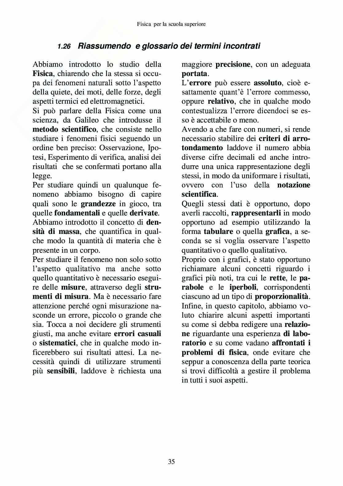 Fisica per la scuola superiore (ebook) Pag. 36