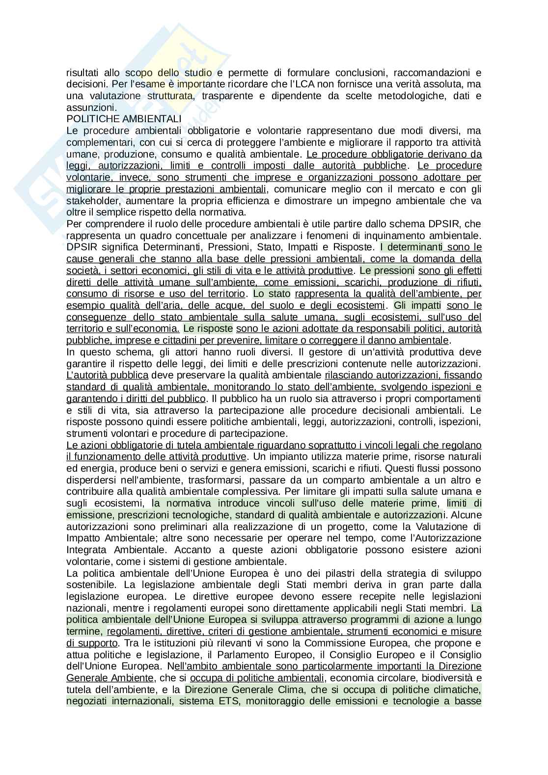 Ecologia industriale Pag. 31