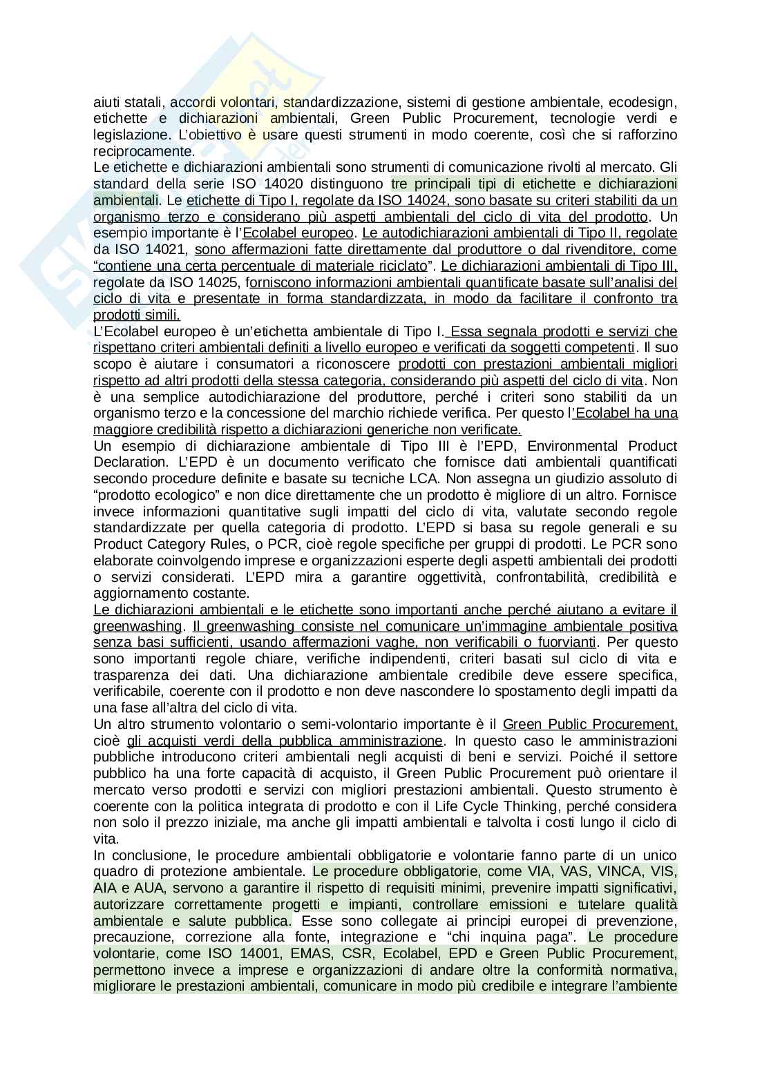 Ecologia industriale Pag. 36