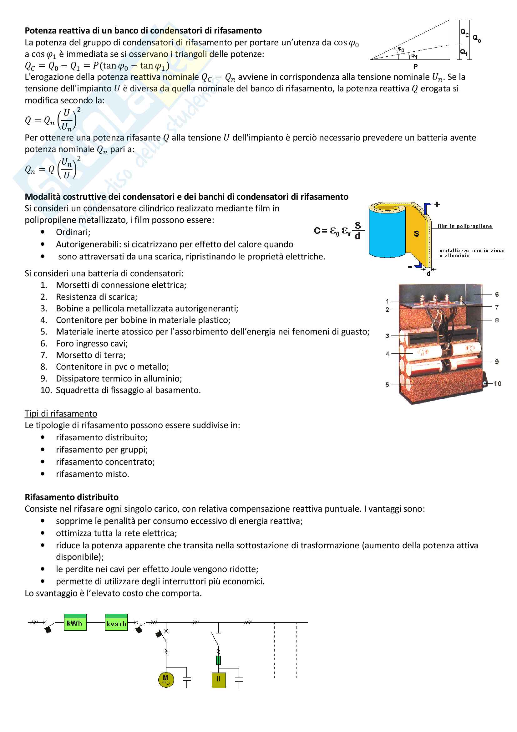 Riassunti Impianti elettrici, prof. Roberto Benato Pag. 31