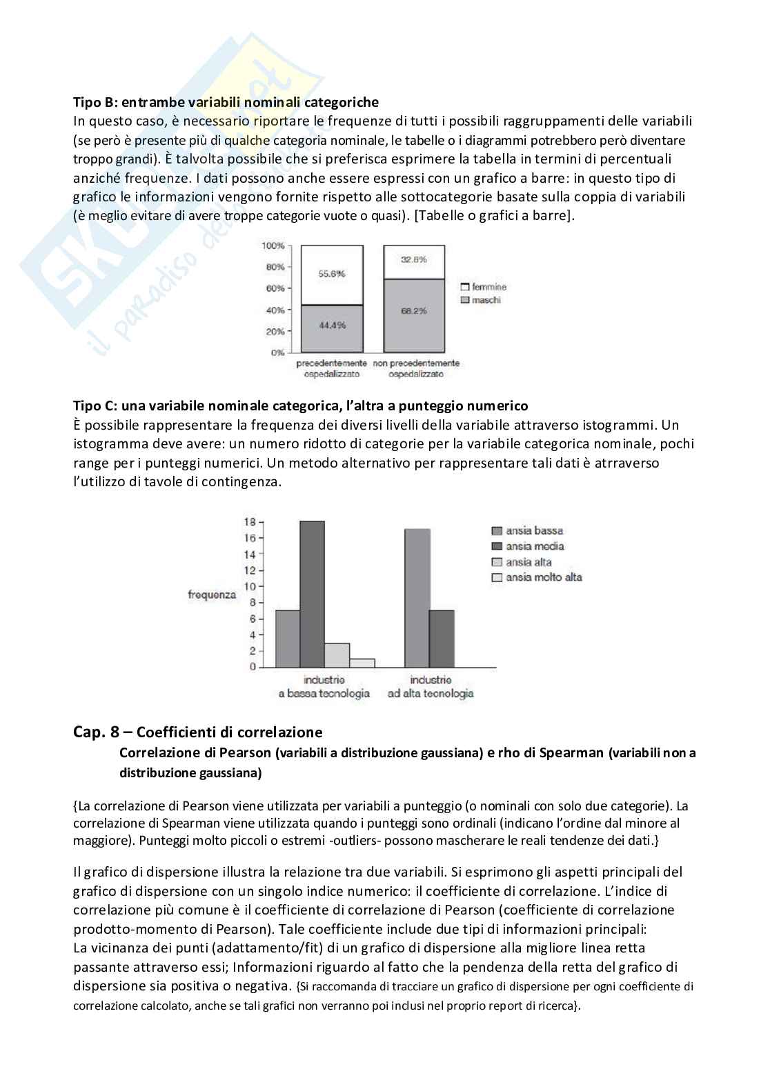 Statistica psicometrica Pag. 31