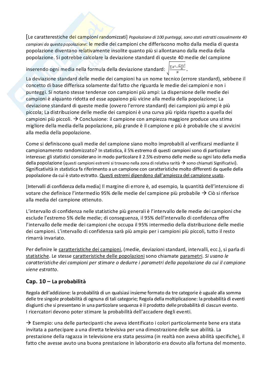 Statistica psicometrica Pag. 36