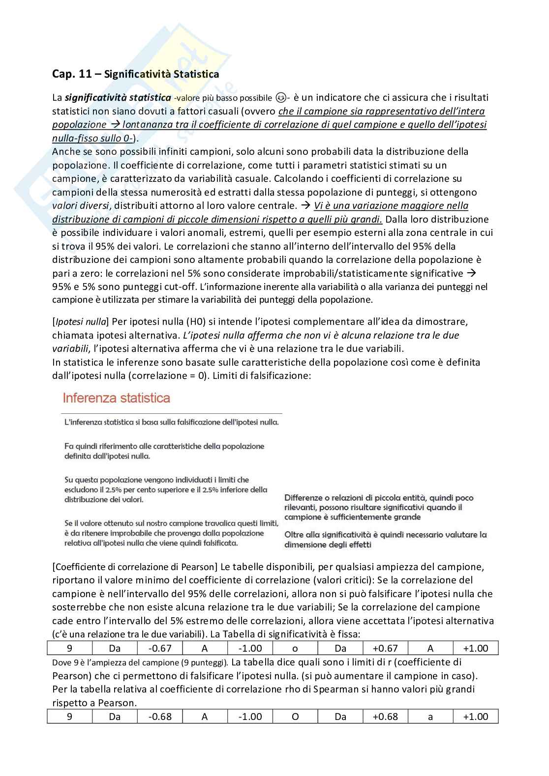 Statistica psicometrica Pag. 41