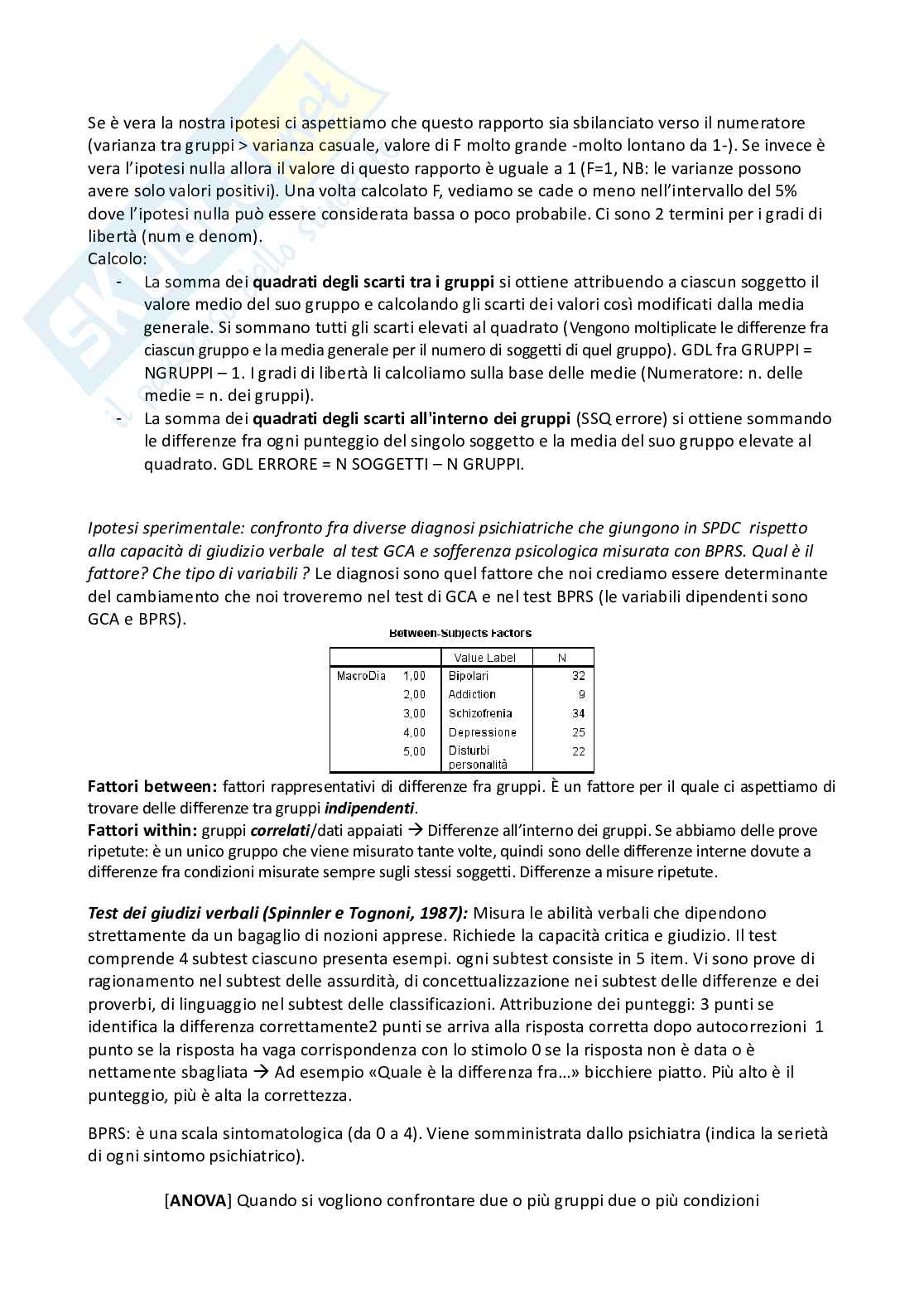 Statistica psicometrica Pag. 51