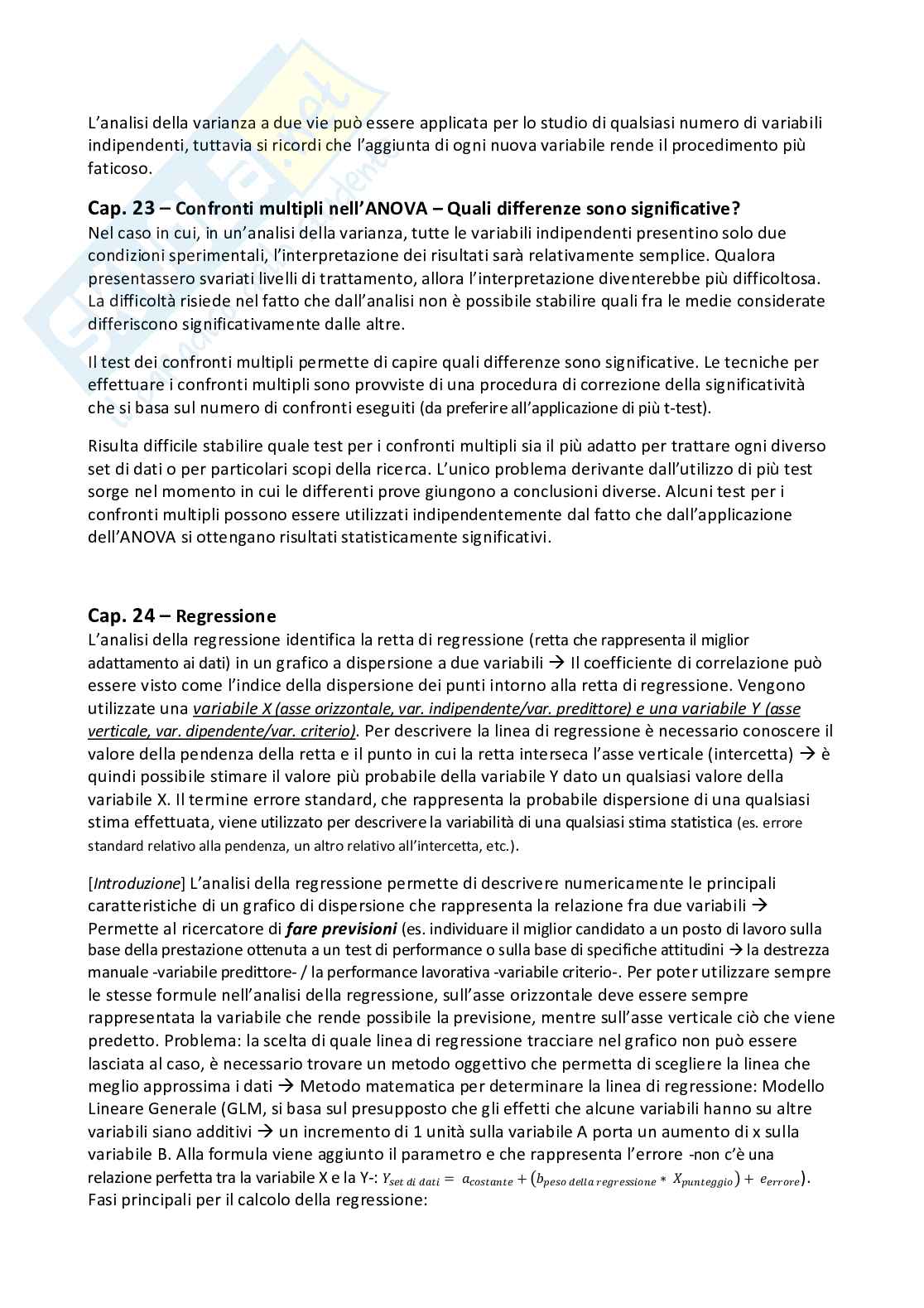 Statistica psicometrica Pag. 61