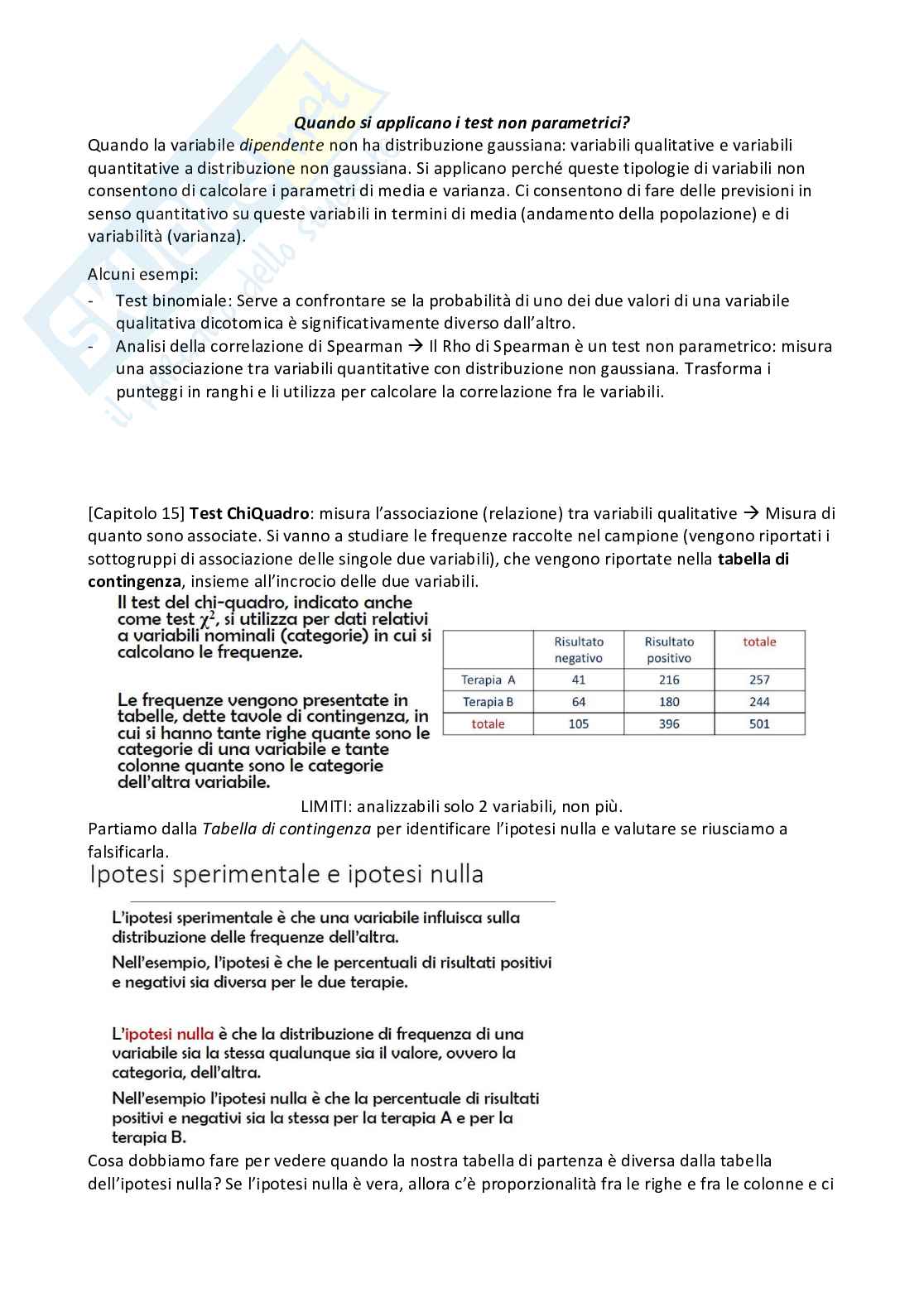 Statistica psicometrica Pag. 71