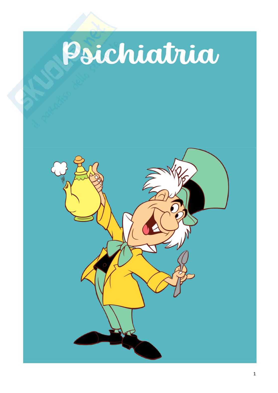 Appunti di Psichiatria del V anno di Medicina a Padova Pag. 1