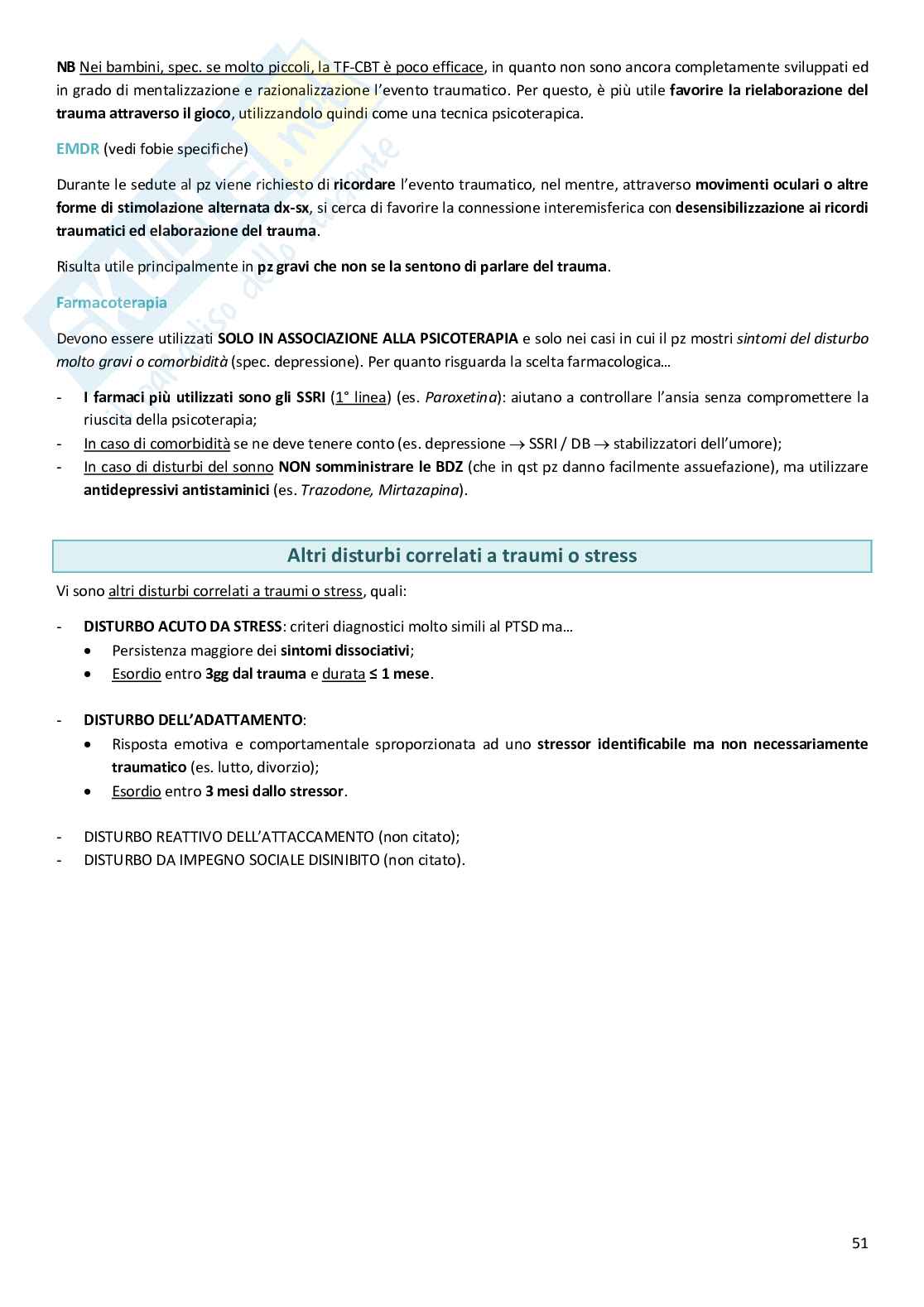 Appunti di Psichiatria del V anno di Medicina a Padova Pag. 51
