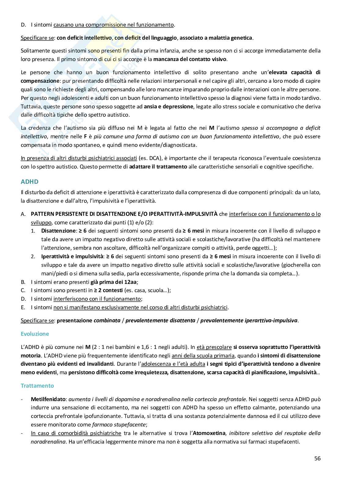Appunti di Psichiatria del V anno di Medicina a Padova Pag. 56