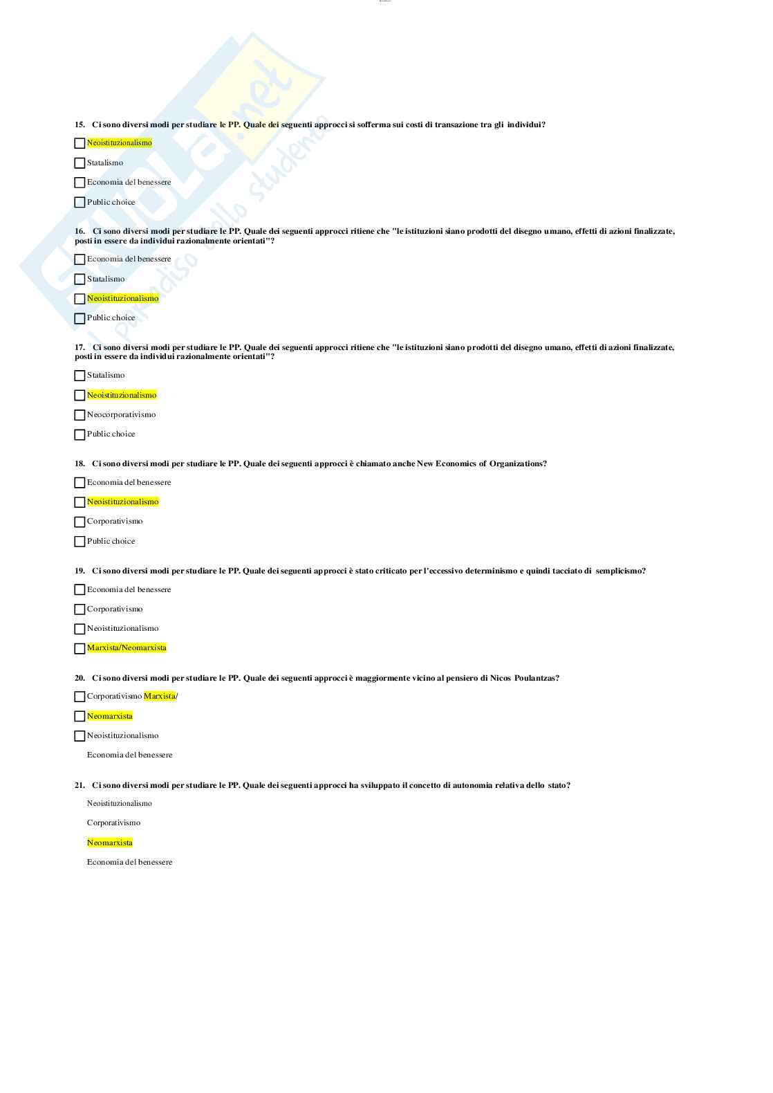 Analisi delle politiche pubbliche Pag. 16
