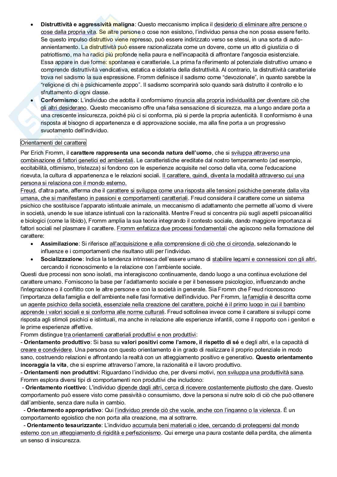 Riassunto esame Psicologia dinamica, Prof. Rollé Luca, libro consigliato Manuale di psicologia dinamica, Quaglia, Longobardi Pag. 56