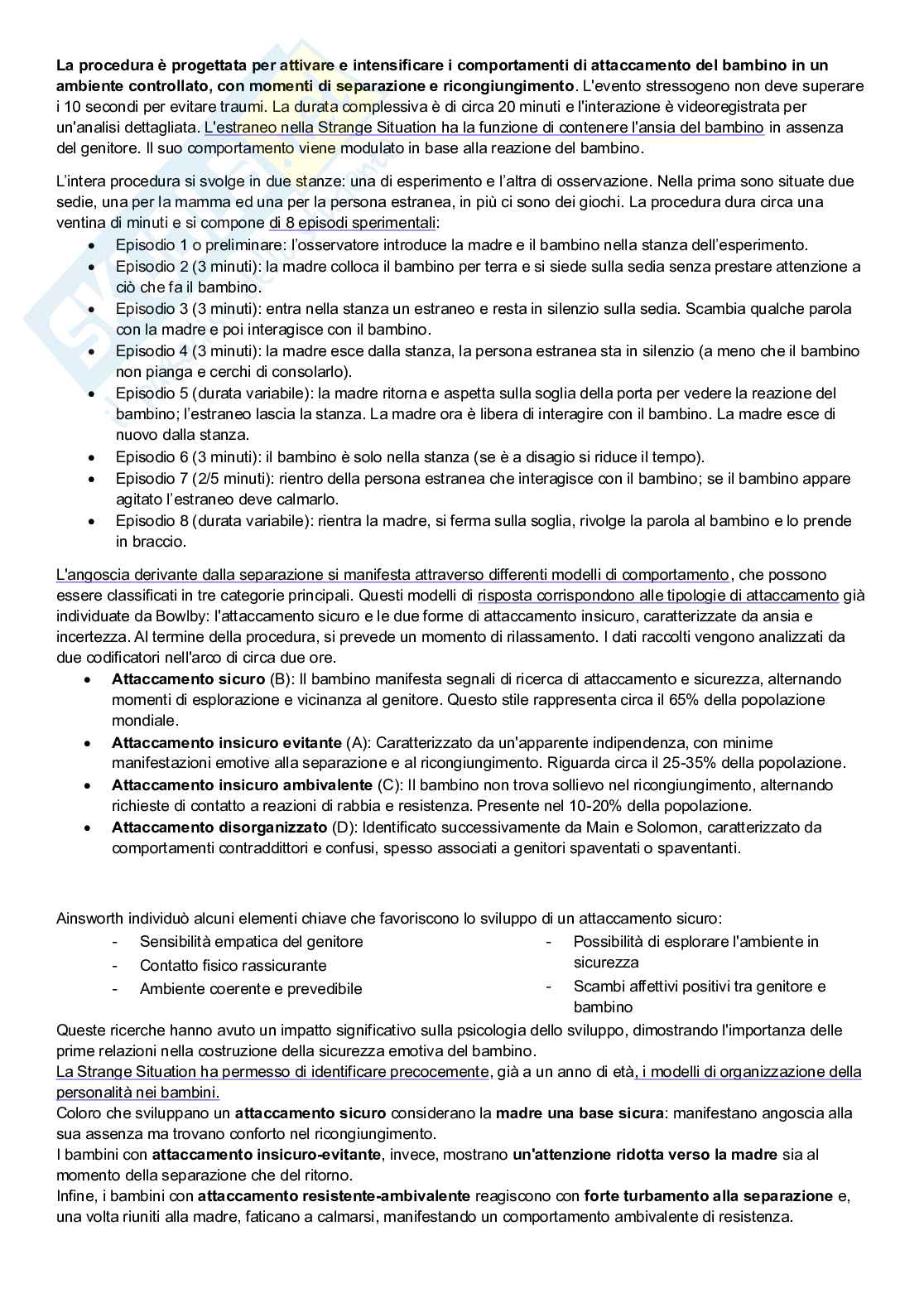 Riassunto esame Psicologia dinamica, Prof. Rollé Luca, libro consigliato Manuale di psicologia dinamica, Quaglia, Longobardi Pag. 66