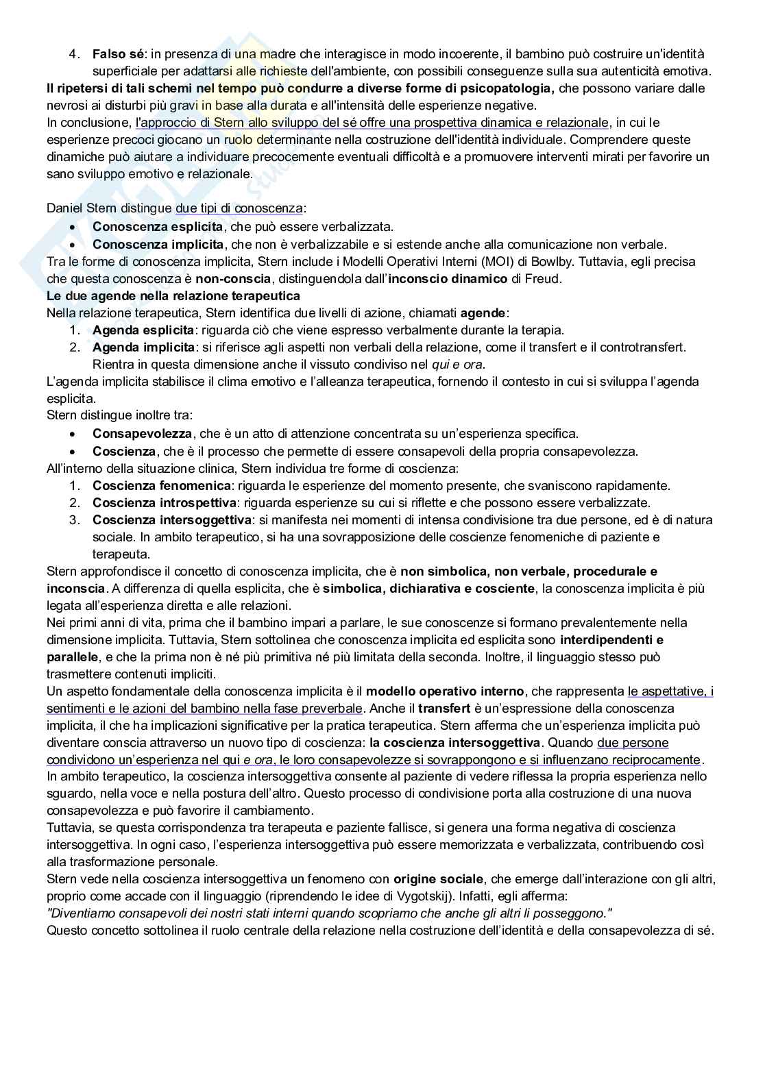Riassunto esame Psicologia dinamica, Prof. Rollé Luca, libro consigliato Manuale di psicologia dinamica, Quaglia, Longobardi Pag. 76
