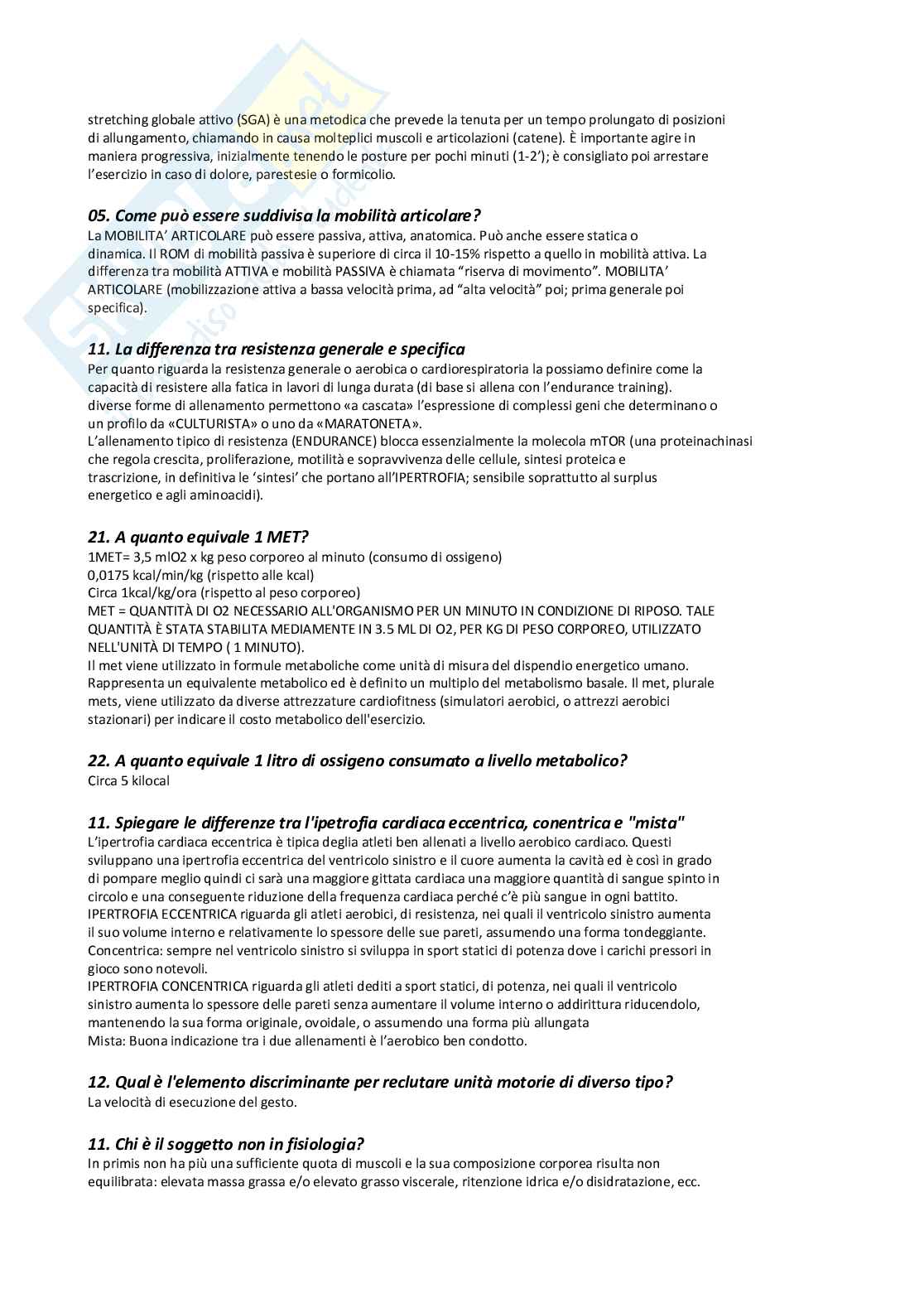 Paniere Fitness e wellness (2026) - Risposte aperte corrette  Pag. 6