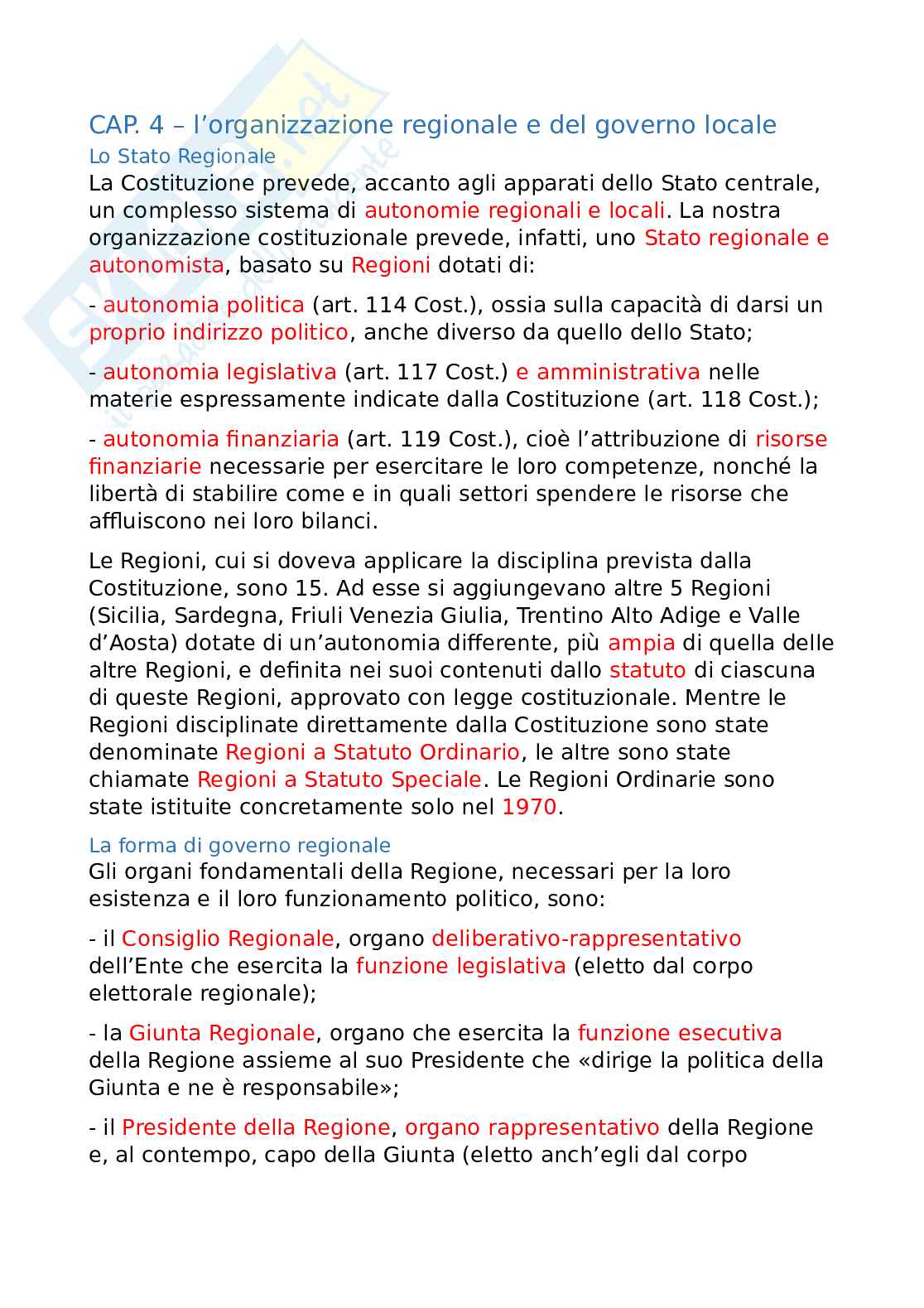 Diritto costituzionale pubblico Pag. 31