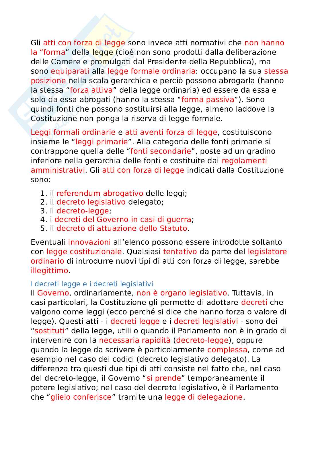 Diritto costituzionale pubblico Pag. 46