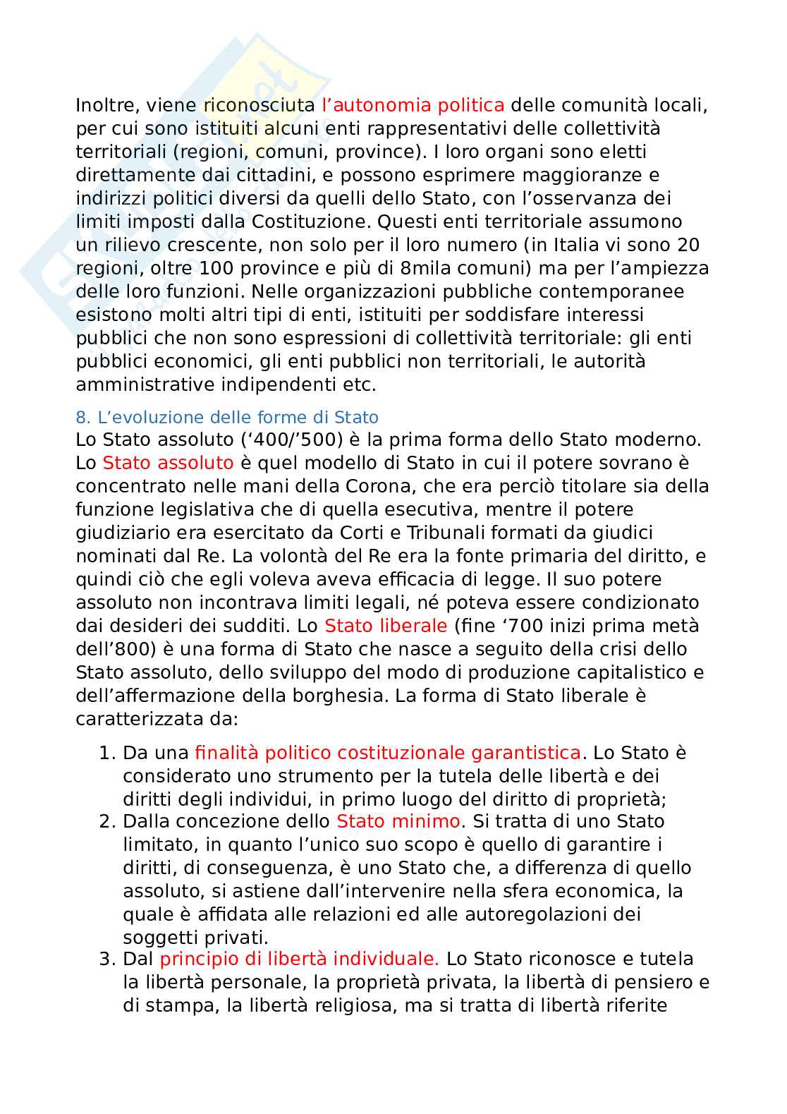 Diritto costituzionale pubblico Pag. 6