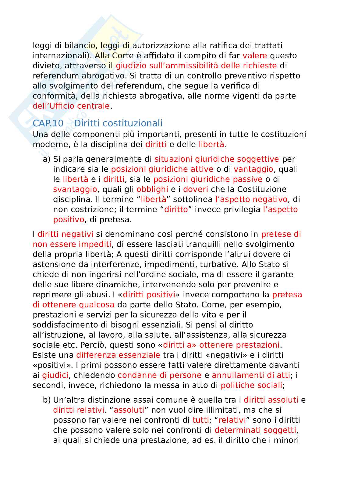 Diritto costituzionale pubblico Pag. 61