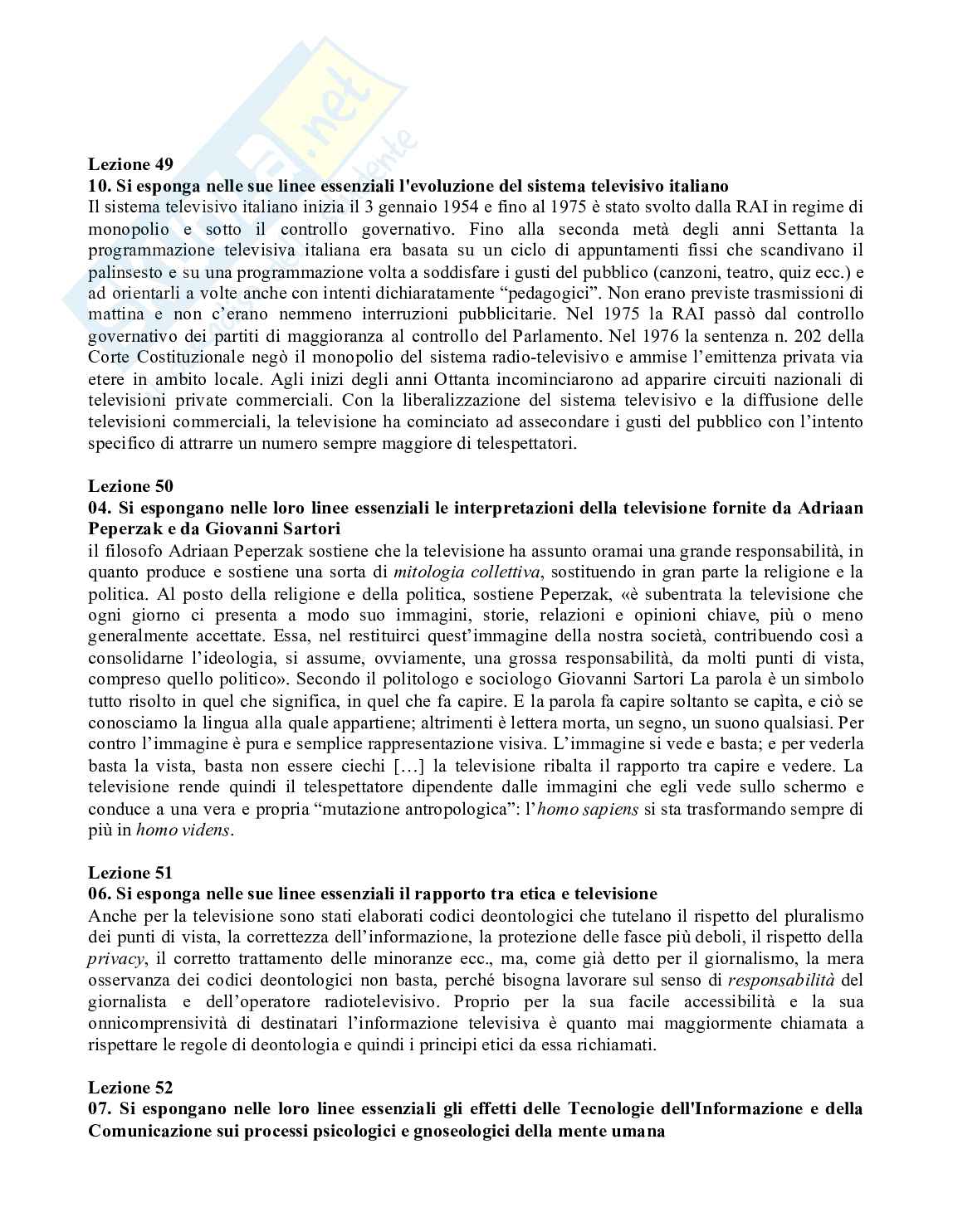 Paniere Etica della comunicazione - Risposte aperte - aggiornato (2026) Pag. 16