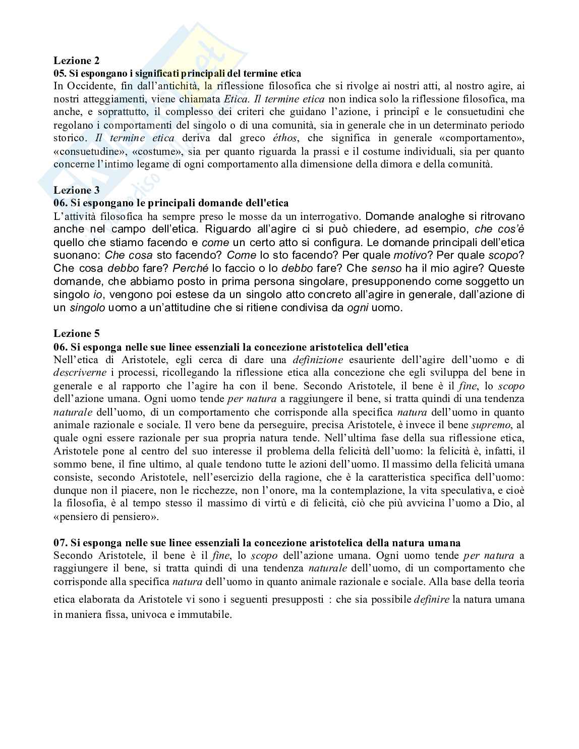 Paniere Etica della comunicazione - Risposte aperte - aggiornato (2026) Pag. 2