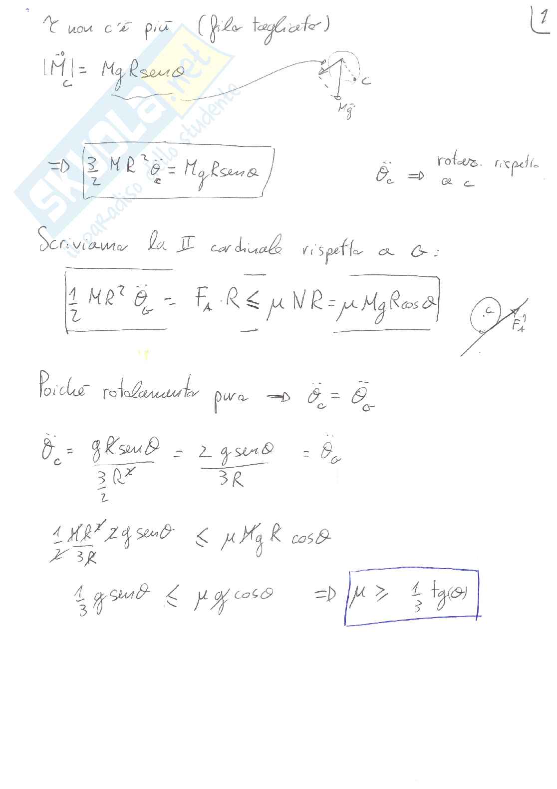 Esercitazione Fisica 1 15-11-2021 Pag. 6