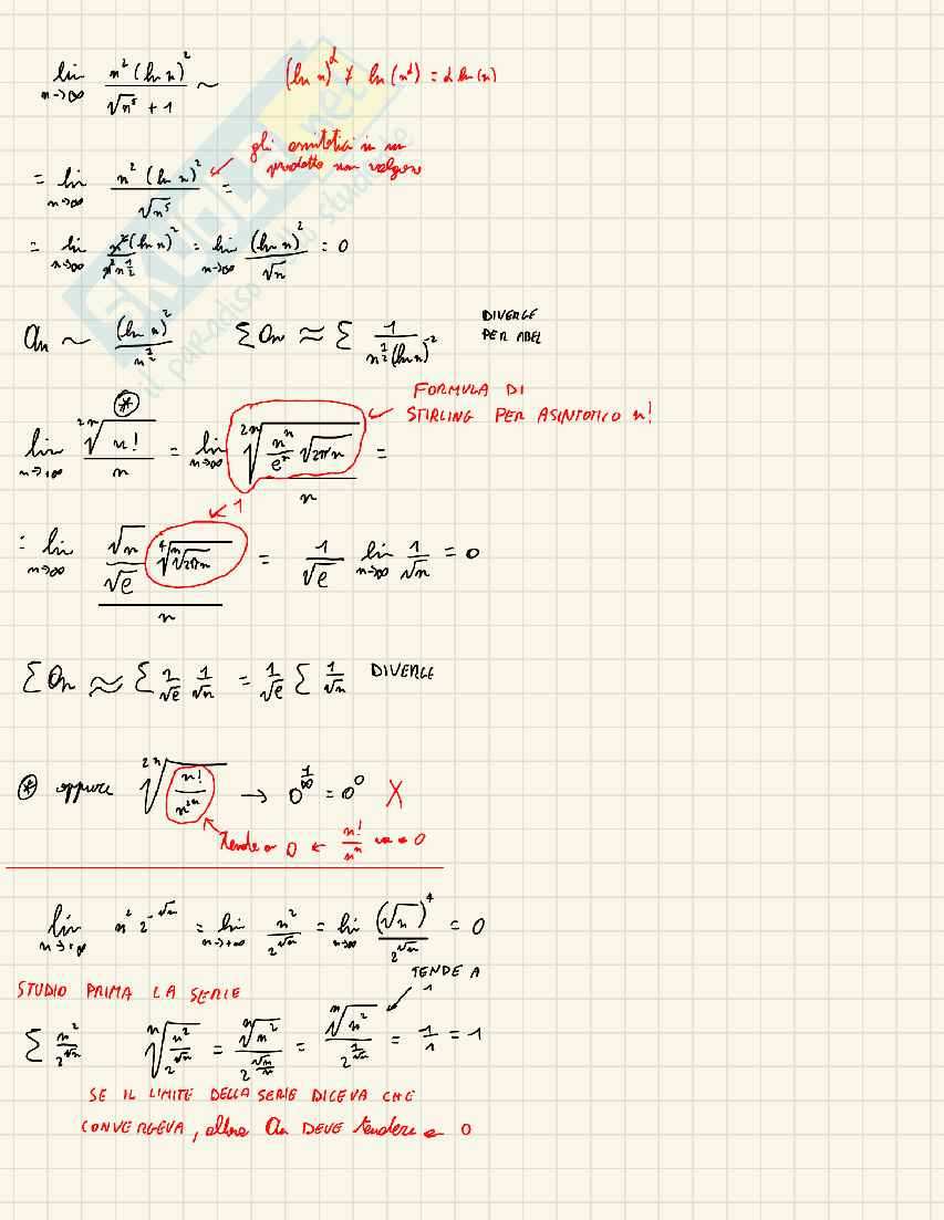 Esercizi svolti Analisi matematica 1 Pag. 21