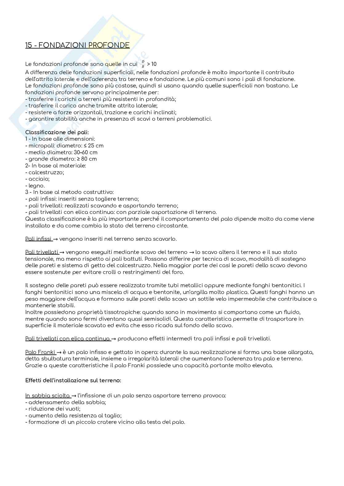 Appunti di Geotecnica e laboratorio per 2 parziale  Pag. 31