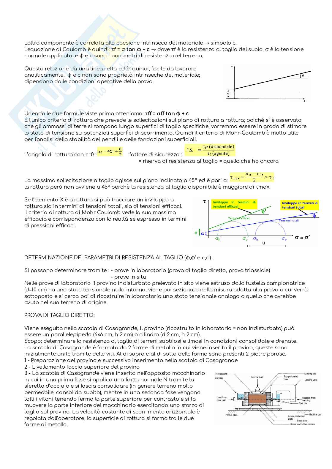 Appunti di Geotecnica e laboratorio per 2 parziale  Pag. 6