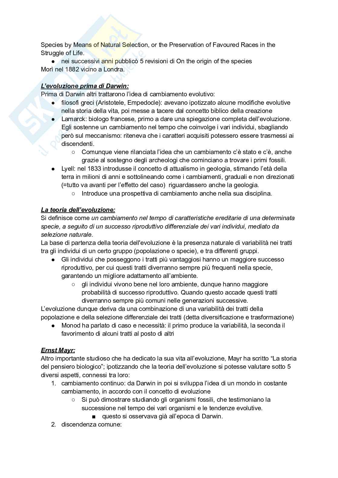 Appunti di Zoologia Pag. 11