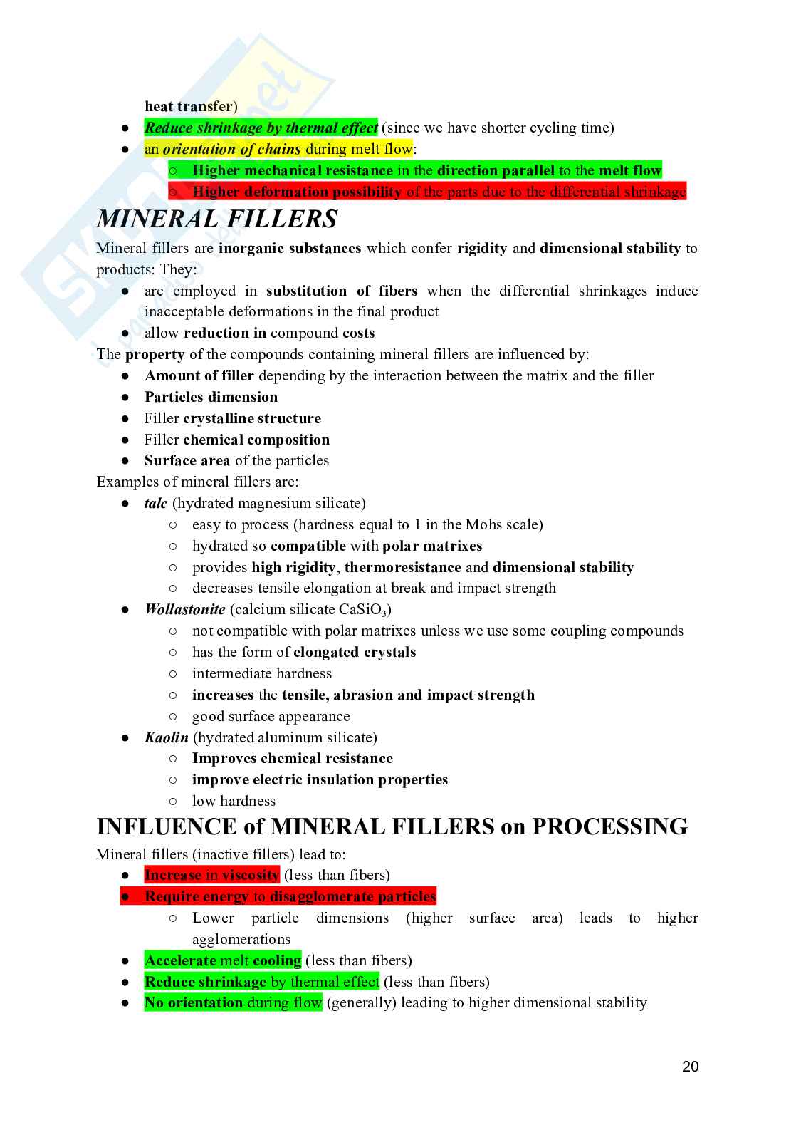 Polymer Processing and Recycling - Appunti Pag. 21