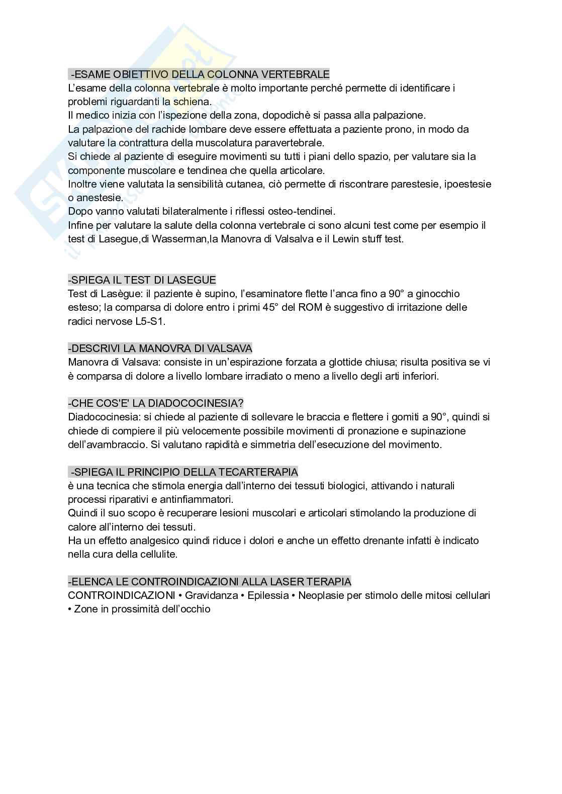 Domande aperte Medicina fisica e riabilitativa   Pag. 2
