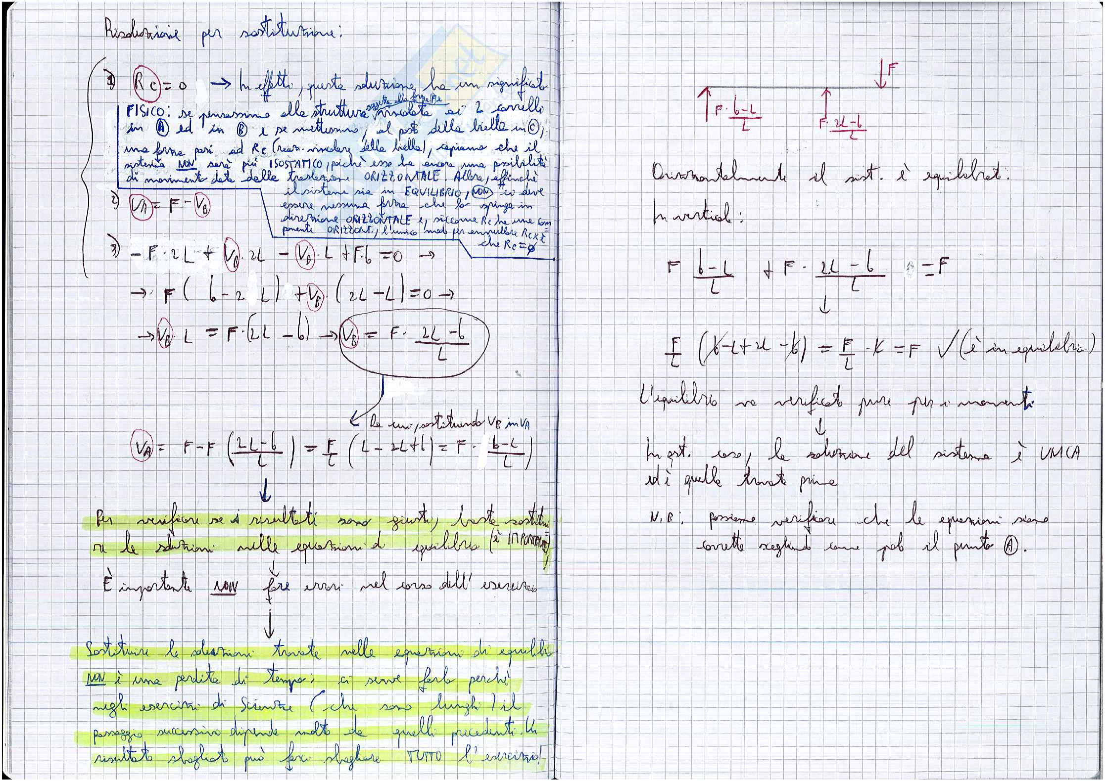 Appunti di Scienza delle costruzioni - Quaderno 3 Pag. 6