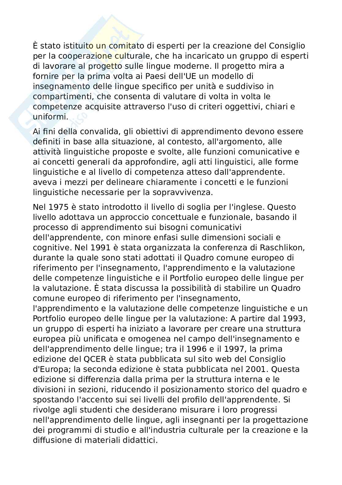 Riassunto esame Glottodidattica, Prof. Dell'Aquila Giulia, libro consigliato La via vecchia e la nuova , Abatticchio Pag. 2