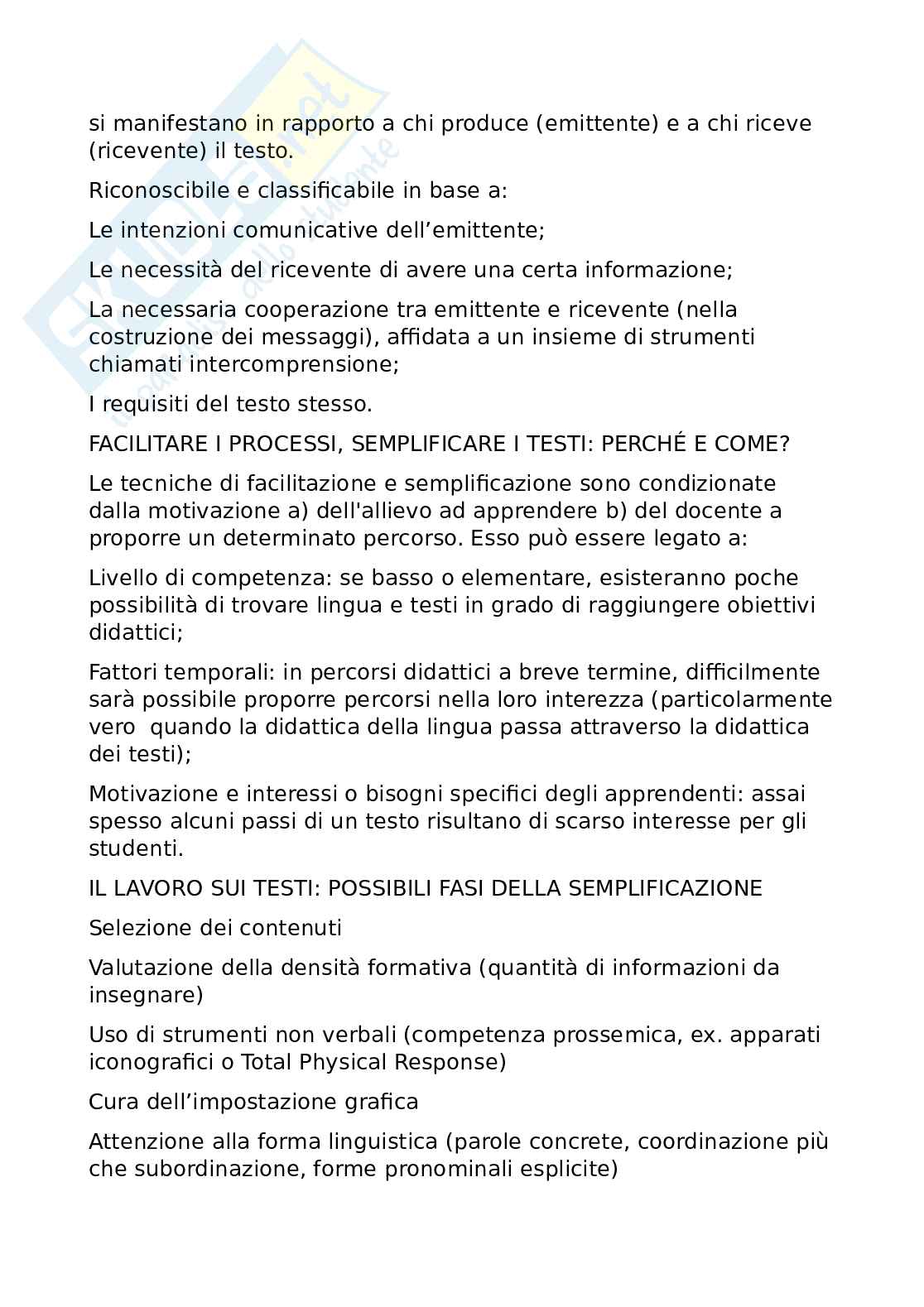 Riassunto esame Glottodidattica, Prof. Dell'Aquila Giulia, libro consigliato La via vecchia e la nuova , Abatticchio Pag. 21