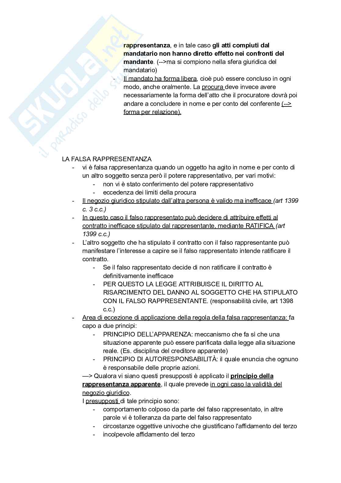 Appunti completi e precisi di Diritto privato Pag. 16