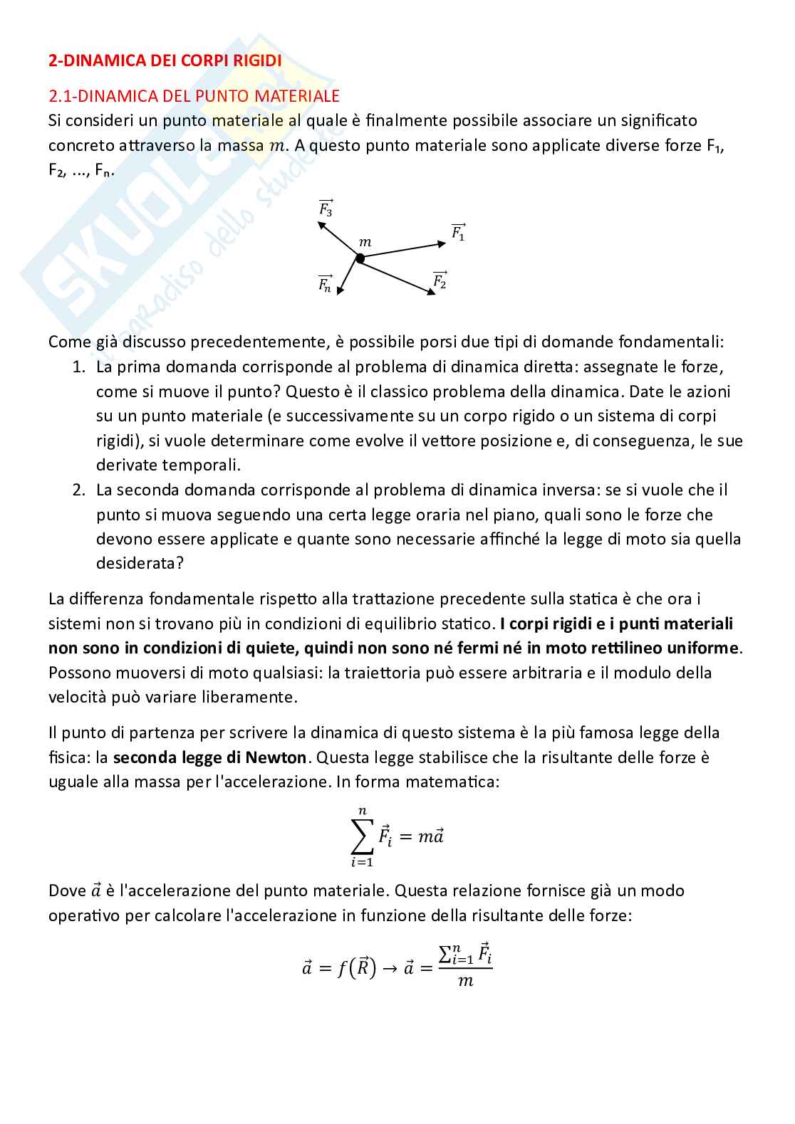 Fondamenti di meccanica teorica ed applicata (parte 7) - Equilibrio dinamico per sistemi di corpi rigidi Pag. 1